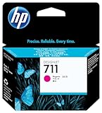 HP 711 Magenta 29-ml CZ131A, Cartuccia Originale con Inchiostro HP Ink, compatibile con Stampanti Plotter HP DesignJet T120, T125, T130, T520, T525, T530 e Testina di Stampa DesignJet HP 711