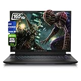 Alienware M18 R2 Gaming Laptop, Intel Core i9-14900HX, 64 GB DDR5 RAM, 2 TB PCle SSD, 18" QHD+, Nvidia GeForce RTX 4090, tastiera QWERTY RGB, Windows 11 Pro, Dark Metallic Moon