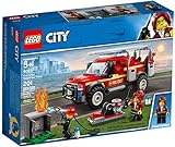 LEGO City Town Fuoristrada dei Vigili del Fuoco con Autopompa e Cannone ad Acqua, Giocattoli per Bambini dai 5 Anni in su, 60231
