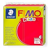 Staedtler Fimo Kids - Plastilina Bambini, Pasta Modellabile Bambini Morbida e Facile da Lavorare, Play Doh Termoindurente, Si Indurisce in Forno in 30 Minuti, Pongo per Bambini 3 Anni, 42 g