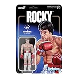 SUPER7 Rocky Reaction - Statuetta Rocky Balboa, 10 cm