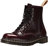 Dr. Martens Vegan 1460, Stivali Classici Unisex-Adulto, Rosso (Cherry Red 600), 37 EU