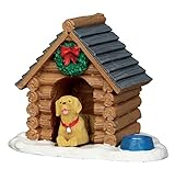 Lemax Carnival Village Log Cabin Dog House Accessorio Natale #54943