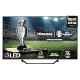 Hisense TV 43" QLED 4K 43A72NQ, Smart TV VIDAA U7, Dolby Vision, HDR 10+, Game Mode Plus, Dolby Atmos, Alexa Built-in, VIDAA Voice, Tuner DVB-T2/S2 HEVC 10, lativù 4K