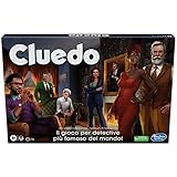 Cluedo Classico Refresh (Gioco in Scatola, Hasbro Gaming), Regali di Halloween per Bambini e Bambine da 8 Anni, Cluedo Rivisitato per 2-6 Giocatori, Giochi del Mistero e Investigativi per la Famiglia