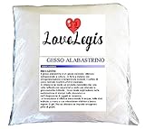 Gesso alabastrino scagliola per colare in stampi di silicone fare oggetti fai da te hobby 1kg