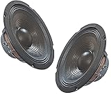 PLUG & SOUND Coppia woofer 20 cm 8 Ohm 8" pollici ** 200w x 2 ** altoparlanti 200mm 21 cm 210mm ricambi casse acustiche attive o passive