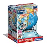 Clementoni Sapientino Più - Esploramondo Real Time - Globo Interattivo Parlante, Mappamondo Educativo con Penna Bluetooth e App, per Bambini 6 Anni - 16446