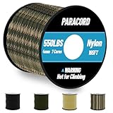 Omtofo 50M Paracord 550 Nylon Corda 4mm 7 Fili Tipo II Corda da Paracadute Cavo di Sopravvivenza, Cavo Multiuso, Cavo Militare, Mimetico