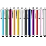 Rpanle Penna Touch, [Confezione da 12] Penne Touch Capacitive Universali per Tablet, i-Pad, Smartphone, Samsung Galaxy - Vari Colori
