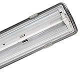 Fazio Srl Plafoniera Stagna Per Led PL 2X58W IP65 Senza Tubi 72005ST