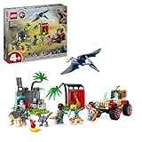 LEGO Jurassic World Centro di Soccorso dei Baby Dinosauri, Giocattolo per Bambini e Bambine da 4 Anni in su, Set con Mini Triceratopo, Anchilosauro e Velociraptor, Regalo Amanti degli Animali 76963