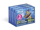 TDK DVM 60 Video Cassette - Confezione da 3