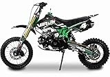 Pitbike Motocicletta da Motocross 125cc NCX Moto Virus Verde