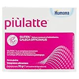 Humana Integratore Alimentare Piulatte Plus, 14 Bustine