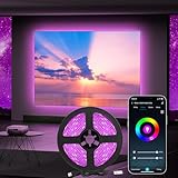 Diyife LED TV, [WiFi Versione] Striscia LED WiFi TV Retroilluminazione, 5 Metri Strisce LED RGB con App Controllato per HDTV da 40-65 Pollici, PC Monitor