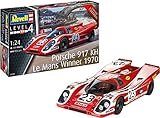 Revell-07709 917K Porsche 917 KH Le Mans Winner 1970, Colore Non Verniciato, 1:24, 07709