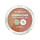 Deborah - Terra & Fard Formula Pura, con materie prime Biologiche e Vegane - Scalda il colorito e dona un finish radioso- Ideale per pelli sensibili - Colore n.3 Tan, 9 gr