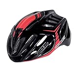 Suomy Timeless, Casco Unisex Adulto, Nero/Rosso, L