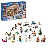 LEGO City Calendario dell’Avvento 2024, Giocattolo per il Conto alla Rovescia del Natale, Giochi Creativi per Bambini e Bambine da 5 Anni in su con 24 Sorprese, Idea Regalo da Collezione 60436