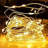 FREMON Luci Stringa, Catena Luminose con 8 Modalità di Illuminazione, Luci Natale Impermeabile per Interni ed Esterni, Lucine LED Decorative per Albero, Festa, Natale, Matrimonio, Giardino (10M)