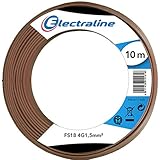 Electraline 16015 Cavo Matassa FS18 4G1,5 10MT Marrone