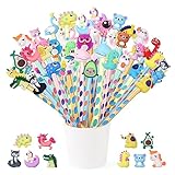 32 Pezzi Gadget Compleanno Bambini Matite per Bambini Matite Colorate con Topper Animali Regalini Compleanno Fine Festa Gadget Natale (32)