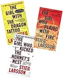 Stieg Larsson Three Book Set-Millennium Trilogy-The Girl with the Dragon Tatt...