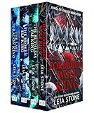 Collezione di 4 libri di Kings of Avalier di Leia Stone (L ultimo re drago, Il re degli elfi spezzati, Lo spietato re delle fate e Il re dei lupi proibiti)