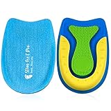 Talloniera in gel di silicone taglia L per proteggere il dolore al tallone e alleviare gli speroni del tallone, plantare da fascite plantare, spina calcaneare, la tendinite, talloniere scarpa