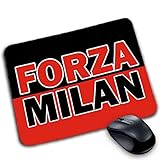 Tappetino Mouse Pad Milan personalizzabile forza rossoneri