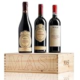 Masi | Confezione esclusiva "Masi iconici" | COSTASERA 2018 Amarone Classico DOCG, CAMPOFIORIN 2020 Rosso Verona IGT, BONACOSTA 2022 Valpolicella Classico DOC | 3X750 ml | Confezione in legno