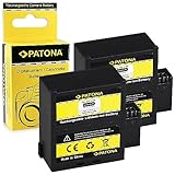 PATONA 2x Batteria DS-S50 Compatibile con Rollei AEE D33, AEE S50, S51, S70, S71