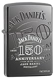 zippo - ZIPPO JACK DANIEL S 150TH ANNIVERSARY BLACK ICE