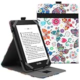 VOVIPO Custodia protettiva universale per kindle Paperwhite Kobo e-Reader da 6 pollici, custodia Stand Folio per Kobo/Kindle/Tolino/Pocketbook/Sony 6", con angoli di visualizzazione multipli-BF