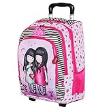 Scuola TROLLEY ZAINO Compatibile Con Santoro Gorjuss London You Can Have Mine posso darti il mio cuore + Omaggio portachiave paillettes + omaggio penna glitterata