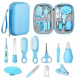 Lictin Set per la Cura del Bambino - 12 Pezzi Beauty BabyCare, prodotti per l infanzia, set per la cura del bambino da viaggio e di uso quotidiano (Blu)