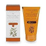 L Erbolario Crema Solare Viso contenente Aloe Vera e Macadamia Nut con SPF 25