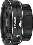 Canon Obiettivo, EF 40 mm f 2.8 STM, Nero [Versione EU]