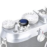 PROfezzion Deluxe e Robusta Pulsante Di Otturatore per Leica M1 M2 M3 M6 M7 M8 M8.2 M9 M9-P M10-P M-A M-E M-P M-Monochrom M Type 240 etc. (Nero con Blu Superficie in Microfibra)