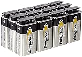 Energizer Industrial 9 V - Batterie alcaline (confezione da 12)