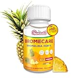 Namast3 Bromecare Bromelina Forte Drenante 2500 GDU/g - 120 Compresse da 500 mg - Bromelina Drenante Forte, Anticellulite, Supporto Digestivo, Bromelina Forte 60 g - Made in Italy