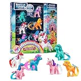 Basic Fun My Little Pony - Set da collezione per 40° anniversario,, 35338, 6 personaggi classici pony in design retrò originali, set regalo giocattolo, giocattoli retrò per ragazze e ragazzi, dai 4