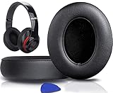 SoloWIT® Cuscinetti Auricolari Di Ricambio per Beats Studio 2 e Studio 3 Wired/Wireless Cuffia con morbida pelle proteina/memory foam/nastro adesivo forte