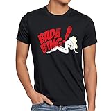 style3 Bada Bing T-Shirt da Uomo, Dimensione:M;Colore:Nero