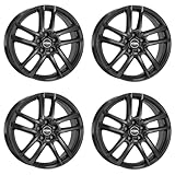 4x Cerchi Rial Astorga 6.0Jx16 ET35 5x100 diamant-schwarz compatibile con VOLKSWAGEN Cross Polo Fox Polo T-Cross