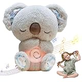 Hojalis Koala lenitivo, Orsetto Koala Rilassante, Koala Addormentato con Movimenti di Respirazione e Musica e Luce, Koala Rilassante, Koala In Sollievo, per Bambini, Giocattolo e Regalo per Neonati