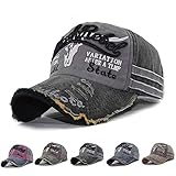 CheChury Cappello Uomo Cappellino Estivo Ricamato Unisex Baseball Tappo Cotone Moto Tappo Bordo Hip-Hop del Berretto da Baseball Regolabile Cappello