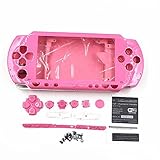 Alloggiamento di Shell con pulsanti cacciaviti per Sony PSP 1000 1001 1002 1003 1004 fat Phat PSP Pink