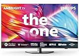 PHILIPS Ambilight 55PUS8919 4K LED Smart TV - Display 55’’ con piattaforma Titan OS Pixel Precise Ultra HD e Dolby Atmos Sound, funziona con Alexa e Google Voice Assistant - Grigio Antracite